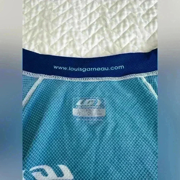 Louis Garneau Men's Cycling Jersey, Santa Barbara Blue, L, Foundation Roots - Picture 7 of 8